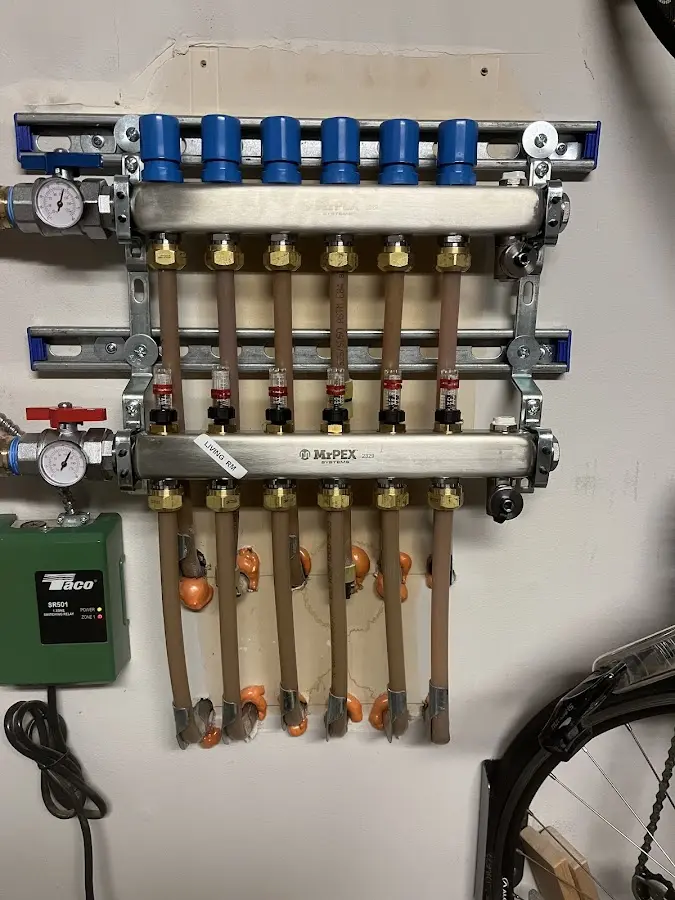 Plumber performing Leak Detection at a residential property in Fulton